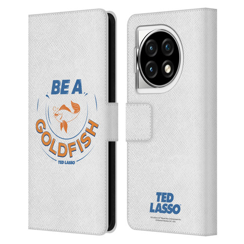 Ted Lasso Season 1 Graphics Be A Goldfish Leather Book Wallet Case Cover For OPPO OnePlus Ace 3 5G