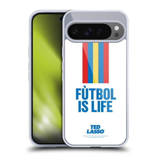 Ted Lasso Season 1 Graphics Futbol Is Life Soft Gel Case for Google Pixel 9 Pro XL