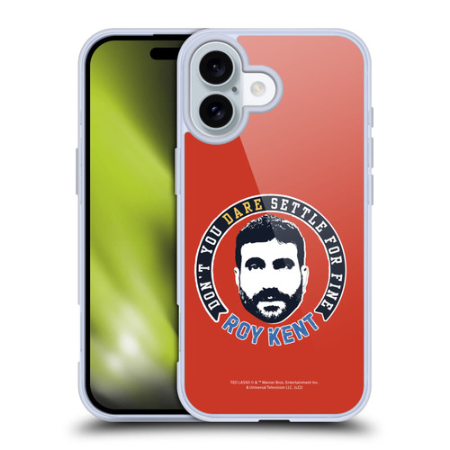 Ted Lasso Season 2 Graphics Roy Kent Soft Gel Case for Apple iPhone 16