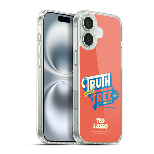 Ted Lasso Season 2 Graphics Truth Soft Gel Case for Apple iPhone 16 Plus & MagSafe
