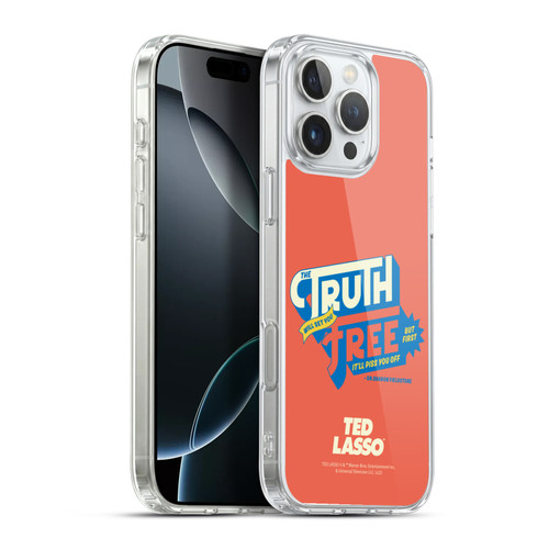 Ted Lasso Season 2 Graphics Truth Soft Gel Case for Apple iPhone 16 Pro Max & MagSafe