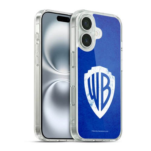 Warner Bros. Shield Logo Distressed Soft Gel Case for Apple iPhone 16 & MagSafe