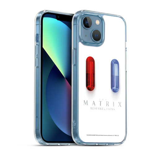 The Matrix Resurrections Key Art Poster Soft Gel Case for Apple iPhone 13 Mini & MagSafe