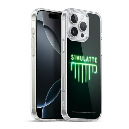 The Matrix Resurrections Key Art Simulatte Soft Gel Case for Apple iPhone 16 Pro Max & MagSafe