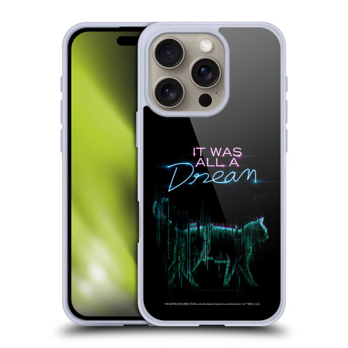 The Matrix Resurrections Key Art It Was All A Dream Soft Gel Case for Apple iPhone 16 Pro