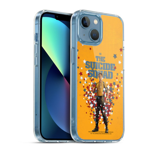 The Suicide Squad 2021 Character Poster Rick Flag Soft Gel Case for Apple iPhone 13 Mini & MagSafe