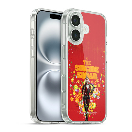 The Suicide Squad 2021 Character Poster Harley Quinn Soft Gel Case for Apple iPhone 16 & MagSafe