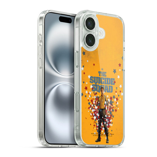 The Suicide Squad 2021 Character Poster Rick Flag Soft Gel Case for Apple iPhone 16 Plus & MagSafe