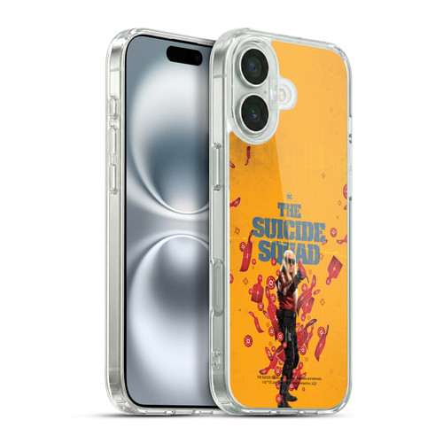 The Suicide Squad 2021 Character Poster Savant Soft Gel Case for Apple iPhone 16 Plus & MagSafe