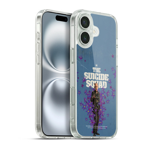 The Suicide Squad 2021 Character Poster Thinker Soft Gel Case for Apple iPhone 16 Plus & MagSafe