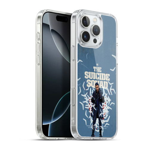 The Suicide Squad 2021 Character Poster Captain Boomerang Soft Gel Case for Apple iPhone 16 Pro Max & MagSafe