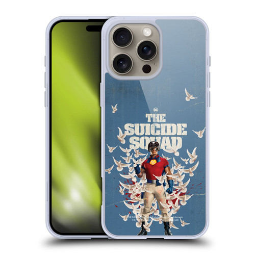 The Suicide Squad 2021 Character Poster Peacemaker Soft Gel Case for Apple iPhone 16 Pro Max