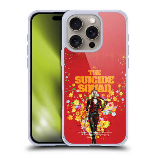 The Suicide Squad 2021 Character Poster Harley Quinn Soft Gel Case for Apple iPhone 16 Pro