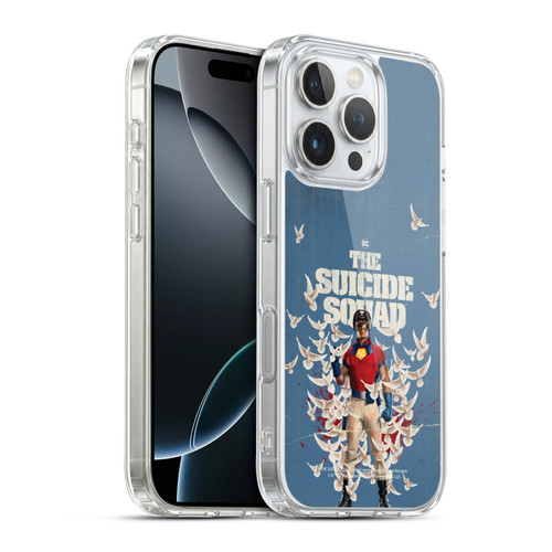 The Suicide Squad 2021 Character Poster Peacemaker Soft Gel Case for Apple iPhone 16 Pro & MagSafe