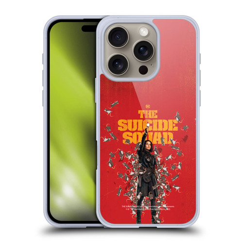 The Suicide Squad 2021 Character Poster Ratcatcher Soft Gel Case for Apple iPhone 16 Pro