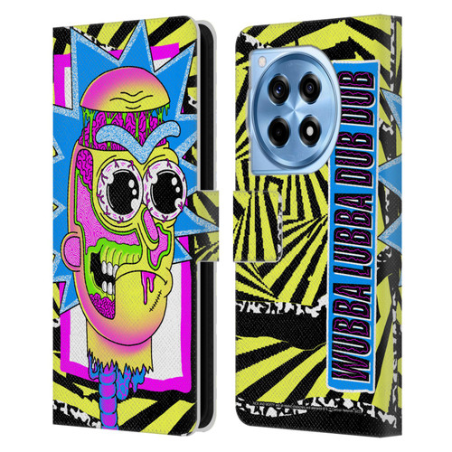 Rick And Morty Season 1 & 2 Graphics Rick Leather Book Wallet Case Cover For OnePlus 12R