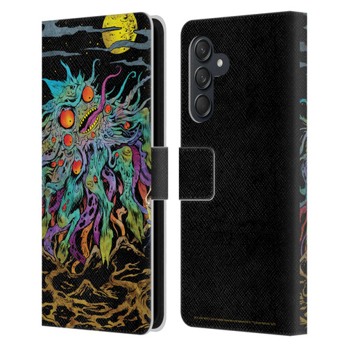 Rick And Morty Season 1 & 2 Graphics The Dunrick Horror Leather Book Wallet Case Cover For Samsung Galaxy M55 5G