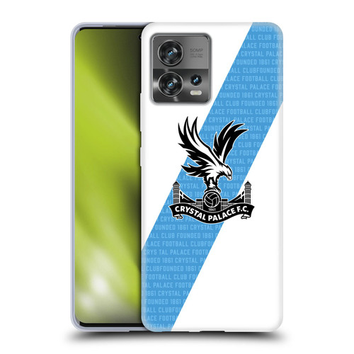 Crystal Palace FC 2023/24 Crest Kit Away Soft Gel Case for Motorola Moto Edge 30 Fusion
