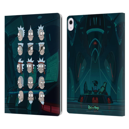 Rick And Morty Season 3 Character Art Seal Team Ricks Leather Book Wallet Case Cover For Apple iPad Air 13 2024