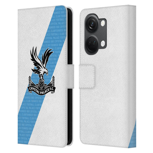 Crystal Palace FC 2023/24 Crest Kit Away Leather Book Wallet Case Cover For OnePlus Nord 3 5G