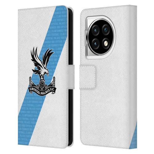 Crystal Palace FC 2023/24 Crest Kit Away Leather Book Wallet Case Cover For OPPO OnePlus Ace 3 5G