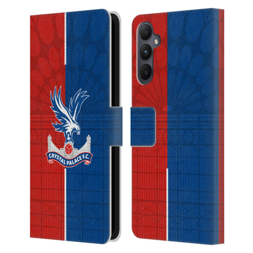 Crystal Palace FC 2023/24 Crest Kit Home Leather Book Wallet Case Cover For Samsung Galaxy A05s