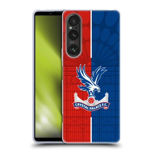 Crystal Palace FC 2023/24 Crest Kit Home Soft Gel Case for Sony Xperia 1 V 5G