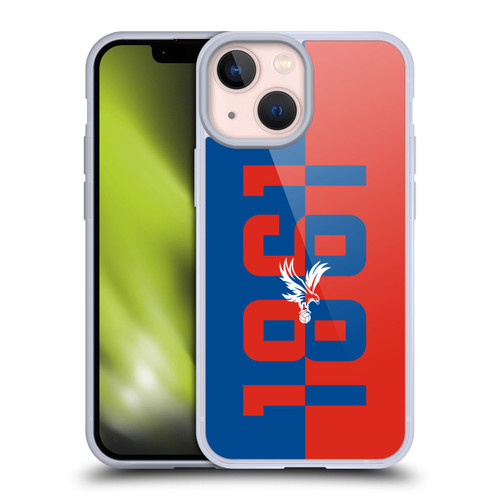Crystal Palace FC Crest 1861 Soft Gel Case for Apple iPhone 13 Mini & MagSafe