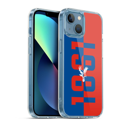 Crystal Palace FC Crest 1861 Soft Gel Case for Apple iPhone 13 Mini & MagSafe