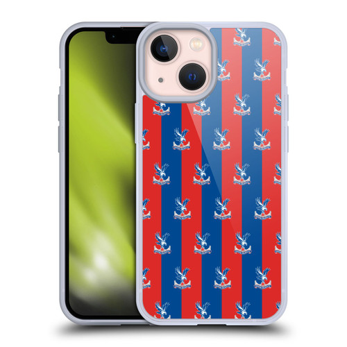 Crystal Palace FC Crest Pattern Soft Gel Case for Apple iPhone 13 Mini & MagSafe