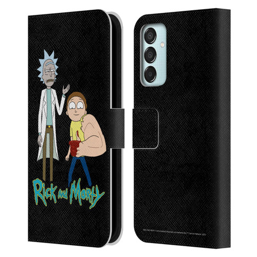Rick And Morty Season 3 Character Art Rick and Morty Leather Book Wallet Case Cover For Samsung Galaxy M15/F15 5G