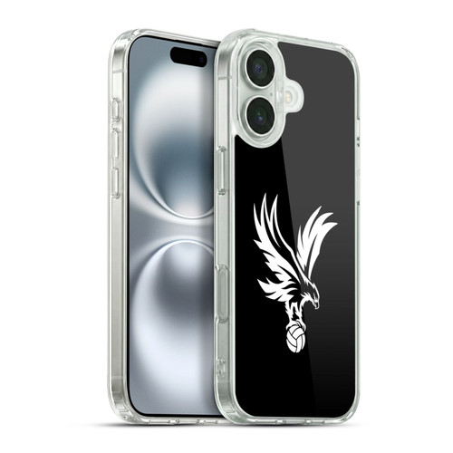 Crystal Palace FC Crest Eagle Grey Soft Gel Case for Apple iPhone 16 Plus & MagSafe