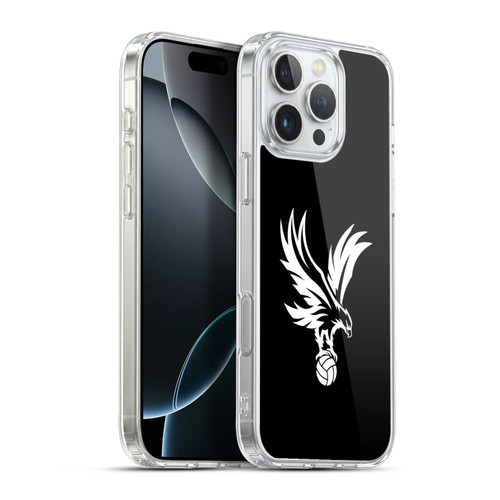 Crystal Palace FC Crest Eagle Grey Soft Gel Case for Apple iPhone 16 Pro Max & MagSafe