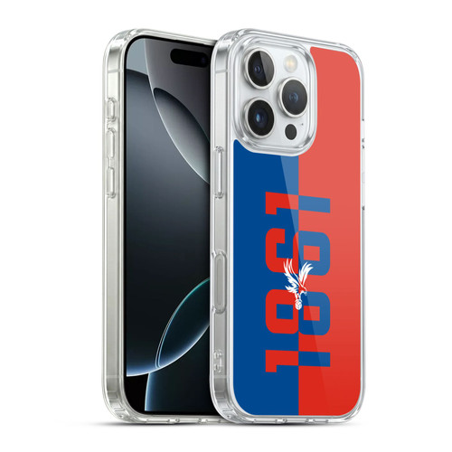 Crystal Palace FC Crest 1861 Soft Gel Case for Apple iPhone 16 Pro & MagSafe