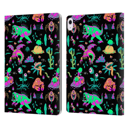 Rick And Morty Season 3 Graphics Aliens Leather Book Wallet Case Cover For Apple iPad Air 13 2024