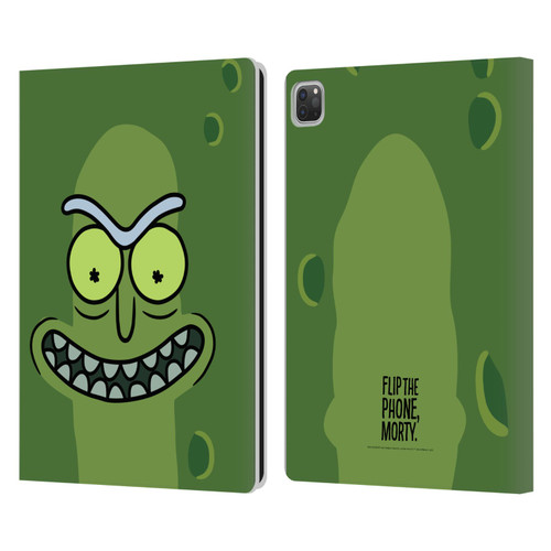 Rick And Morty Season 3 Graphics Pickle Rick Leather Book Wallet Case Cover For Apple iPad Pro 13 M4 2024