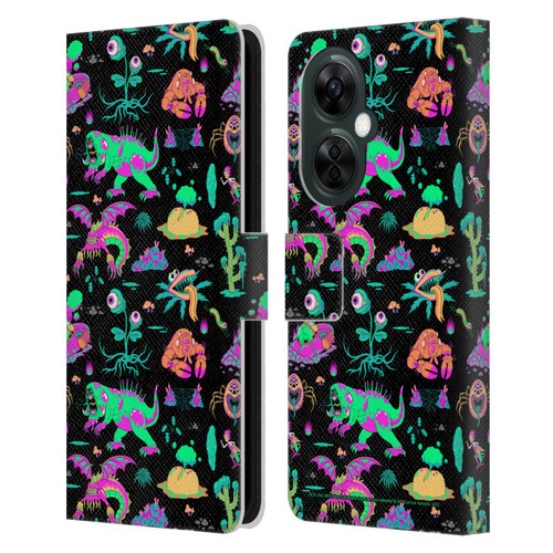 Rick And Morty Season 3 Graphics Aliens Leather Book Wallet Case Cover For OnePlus Nord CE 3 Lite 5G