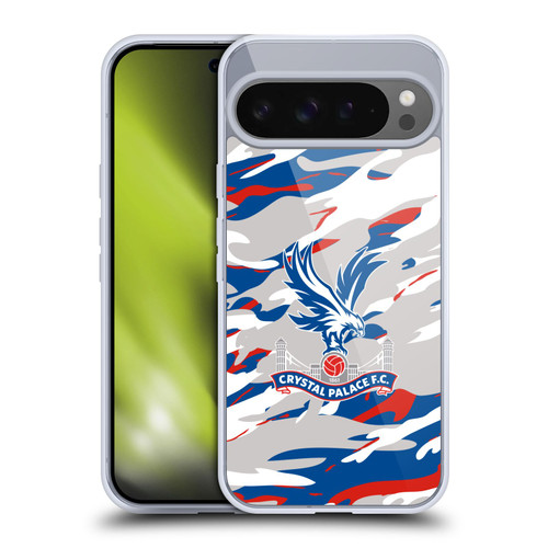 Crystal Palace FC Crest Camouflage Soft Gel Case for Google Pixel 9 Pro XL