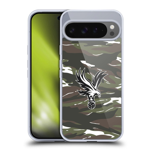 Crystal Palace FC Crest Woodland Camouflage Soft Gel Case for Google Pixel 9 Pro XL