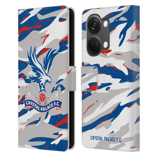 Crystal Palace FC Crest Camouflage Leather Book Wallet Case Cover For OnePlus Nord 3 5G