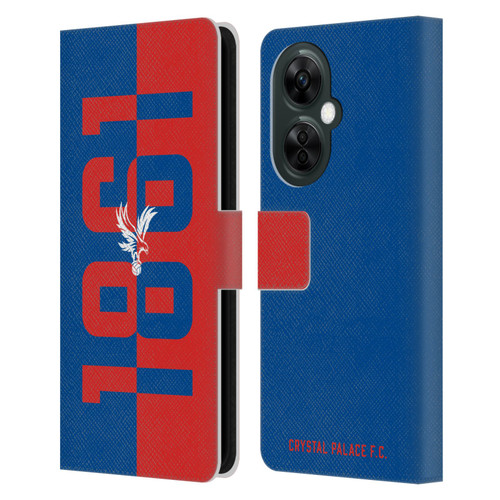 Crystal Palace FC Crest 1861 Leather Book Wallet Case Cover For OnePlus Nord CE 3 Lite 5G