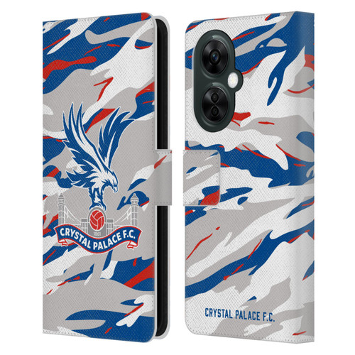 Crystal Palace FC Crest Camouflage Leather Book Wallet Case Cover For OnePlus Nord CE 3 Lite 5G