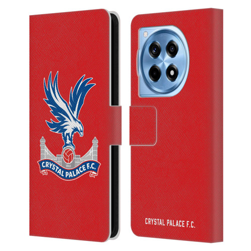 Crystal Palace FC Crest Eagle Leather Book Wallet Case Cover For OnePlus 12R
