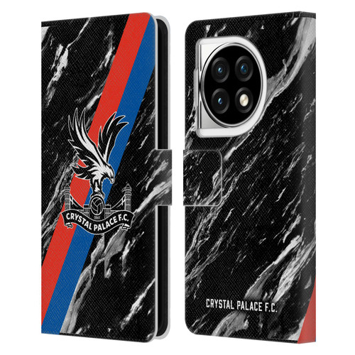 Crystal Palace FC Crest Black Marble Leather Book Wallet Case Cover For OPPO OnePlus Ace 3 5G