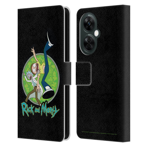 Rick And Morty Season 4 Graphics Character Art Leather Book Wallet Case Cover For OnePlus Nord CE 3 Lite 5G
