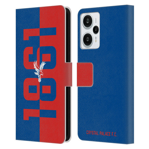 Crystal Palace FC Crest 1861 Leather Book Wallet Case Cover For Xiaomi Redmi Note 12T