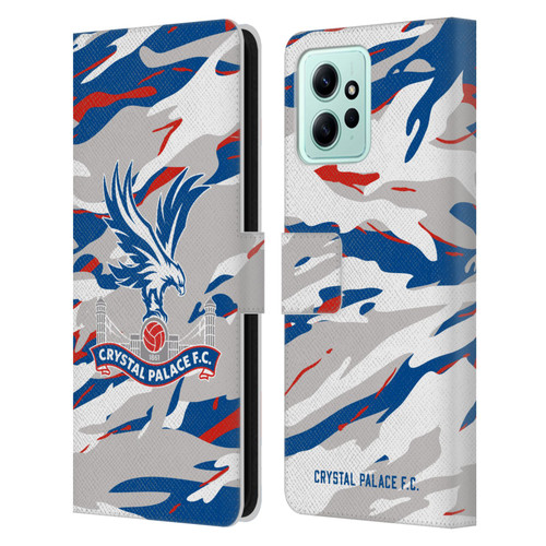 Crystal Palace FC Crest Camouflage Leather Book Wallet Case Cover For Xiaomi Redmi 12
