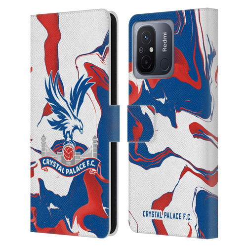 Crystal Palace FC Crest Marble Leather Book Wallet Case Cover For Xiaomi Redmi 12C