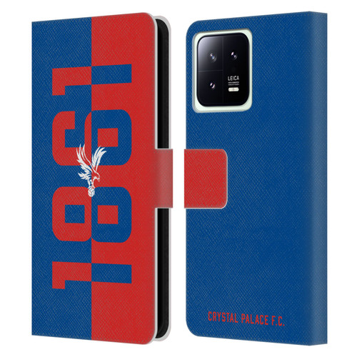 Crystal Palace FC Crest 1861 Leather Book Wallet Case Cover For Xiaomi 13 5G