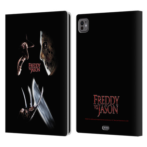 Freddy VS. Jason Graphics Freddy vs. Jason Leather Book Wallet Case Cover For Apple iPad Pro 11 M4 2024